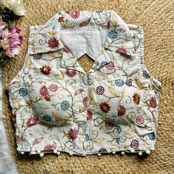 Antique Fashion 1 Designer Blouse  - Design 9