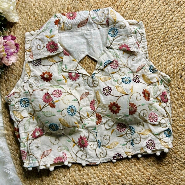 Antique Fashion 1 Designer Blouse  - Design 9