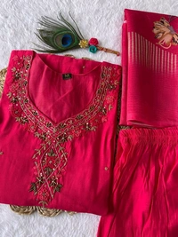 Antique Fashion 1 Kurti Pant Duppta Collection  - 2XL, colour 1