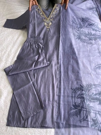 Antique Fashion 1 Kurti Pent Dupatta Set  - M, colour 2