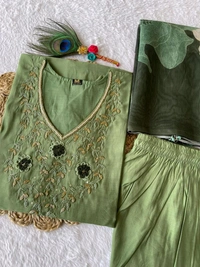 Antique Fashion 1 Kurti Pant Dupatta Set - XXL