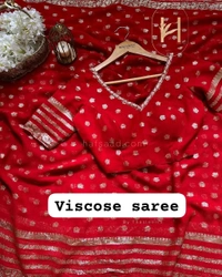 Antique Fashion 1 Beautiful saree  - colour 2, Unstitched Blouse