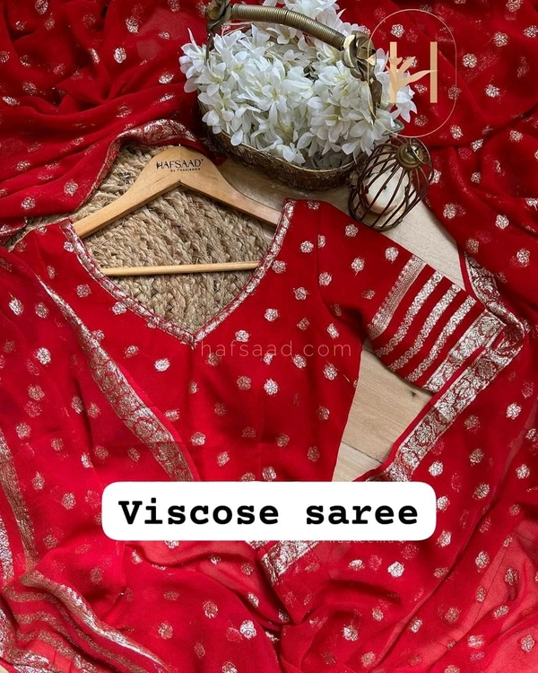 Antique Fashion 1 Beautiful saree  - colour 2, Unstitched Blouse