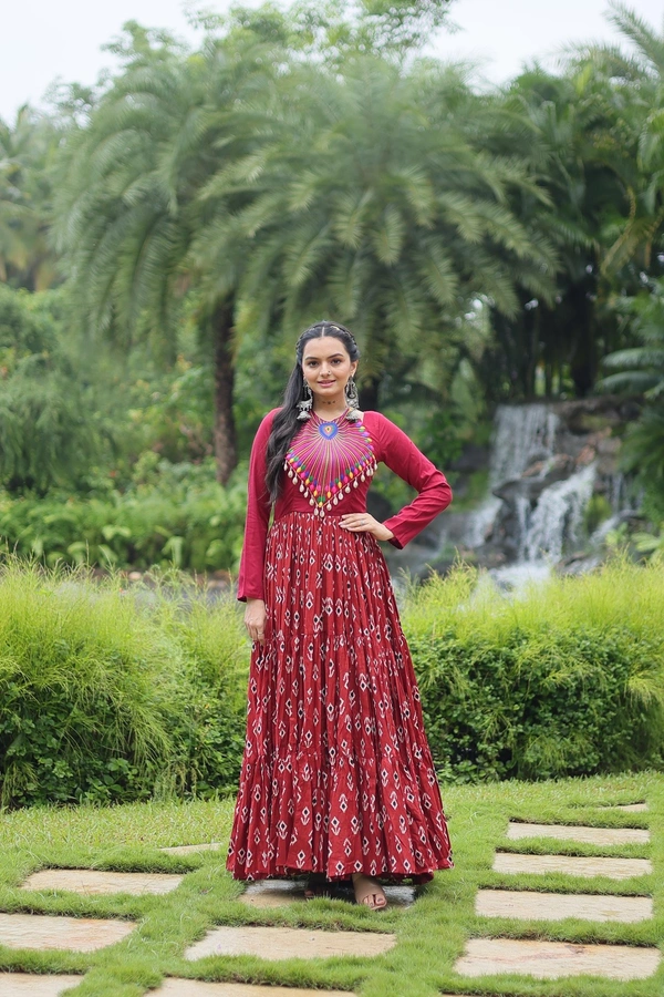 Antique Fashion 1 Gown - Maroon