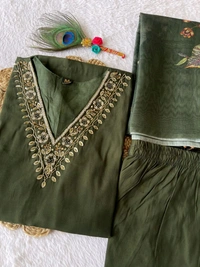 Antique Fashion 1 Kurti Pant Dupatta Set - 2XL, colour 1