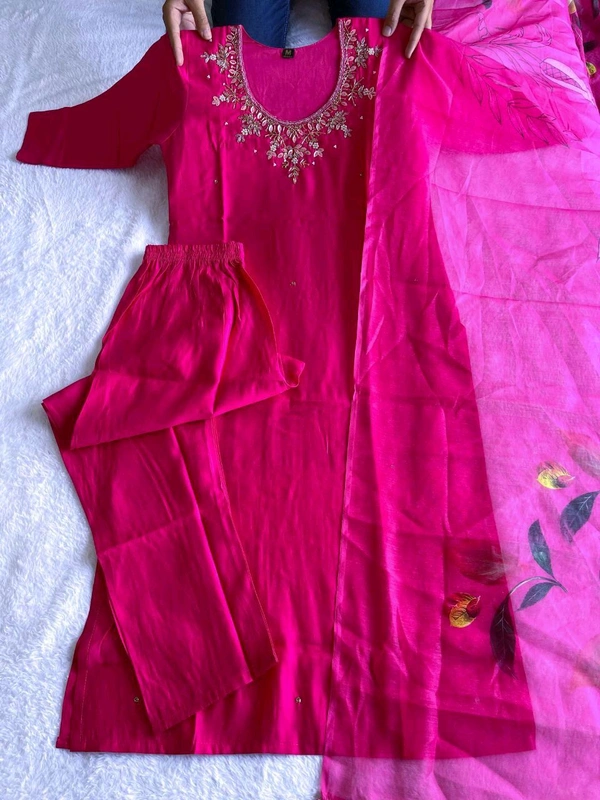 Antique Fashion 1 Kurti Pant Dupatta Set - L, colour 1