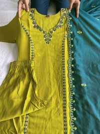 Antique Fashion 1 Kurti Pan Dupatta Set Collection  - 2XL