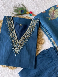 Antique Fashion 1 Kurti Pant Dupatta Set - S, colour 2