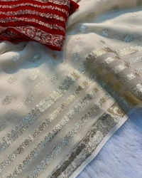 Antique Fashion 1 Beautiful Saare  - Sundown, Stitched Blouse