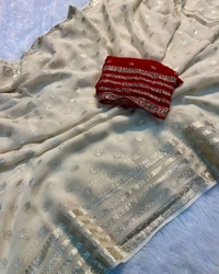 Antique Fashion 1 Beautiful Saare  - Sundown, Stitched Blouse