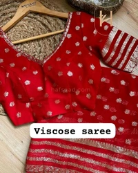 Antique Fashion 1 Beautiful saree  - colour 2, Stitched Blouse