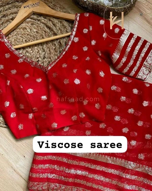 Antique Fashion 1 Beautiful saree  - colour 2, Stitched Blouse