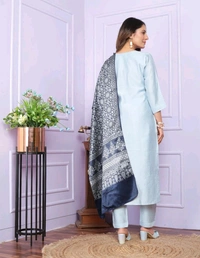 Antique Fashion 1 Kurti Pant Dupatta Set Collection  - XL, colour 2