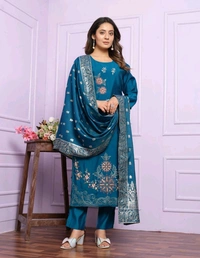 Antique Fashion 1 Kurti Pant Set Collection  - colour 1, M