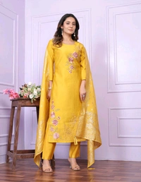 Antique Fashion 1 Kurti Pant Set Collection  - colour 2, XL