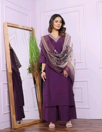 Antique Fashion 1 Kurti Plazo - L
