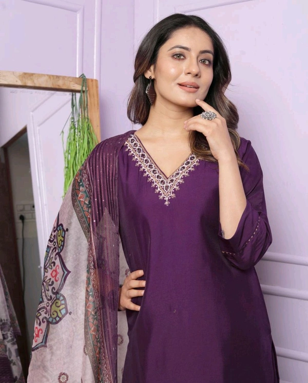 Antique Fashion 1 Kurti Plazo - L