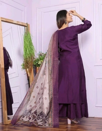 Antique Fashion 1 Kurti Plazo - L