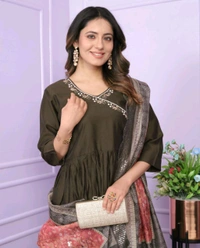 Antique Fashion 1 Kurti Plazo  - XL