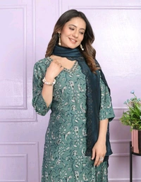 Antique Fashion 1 Kurti Pent Duppta Set Collection  - XL