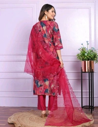 Antique Fashion 1 Kurti Pant Dupatta Set Collection  - XL