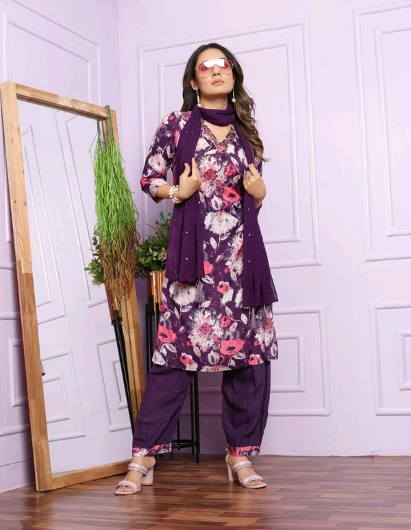 Antique Fashion 1 Kurti Pant Collection  - XL