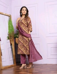 Antique Fashion 1 Kurti Pant Dupatta Set Collection  - XXL