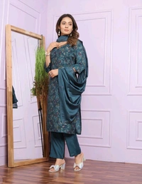 Antique Fashion 1 Kurti Pant Set  - L