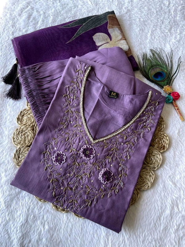 Antique Fashion 1 Kurti Pant Dupatta Set Collection  - S