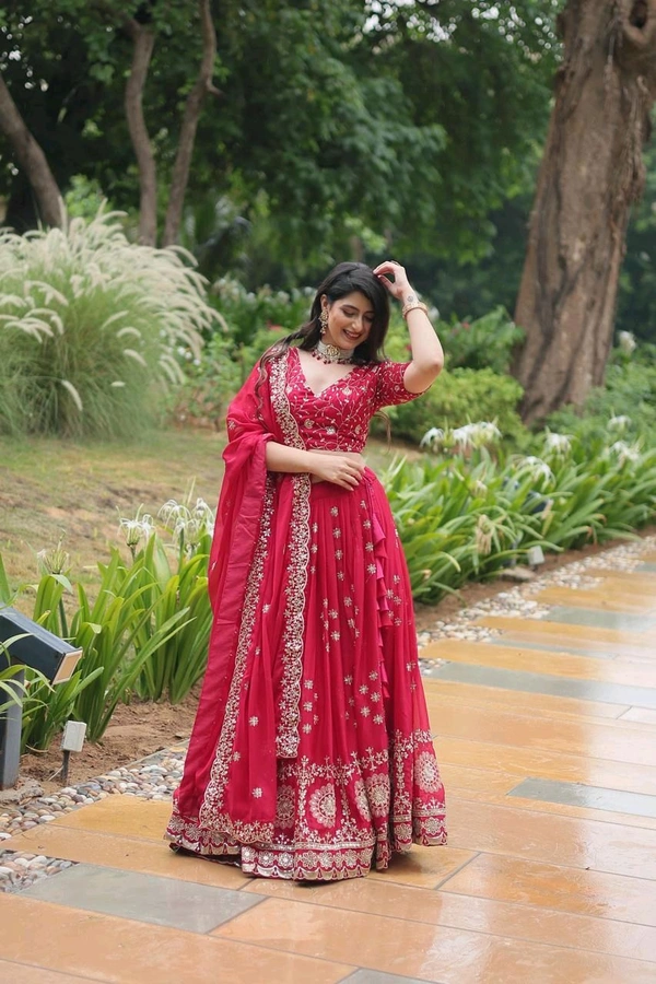 Antique Fashion 1 Without Blink Select this Designer Lehenga collection Made with Rangoli Silk With Sequins And thread Embroidered work Lehenga Choli with Dupatta 