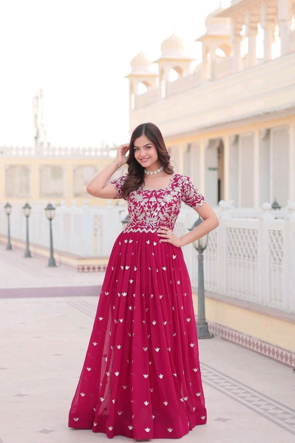 Antique Fashion 1 PREMIUM READYMADE DESIGNER GOWN COLLECTIONS - colour 1, L