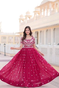 Antique Fashion 1 PREMIUM READYMADE DESIGNER GOWN COLLECTIONS - colour 1, XL