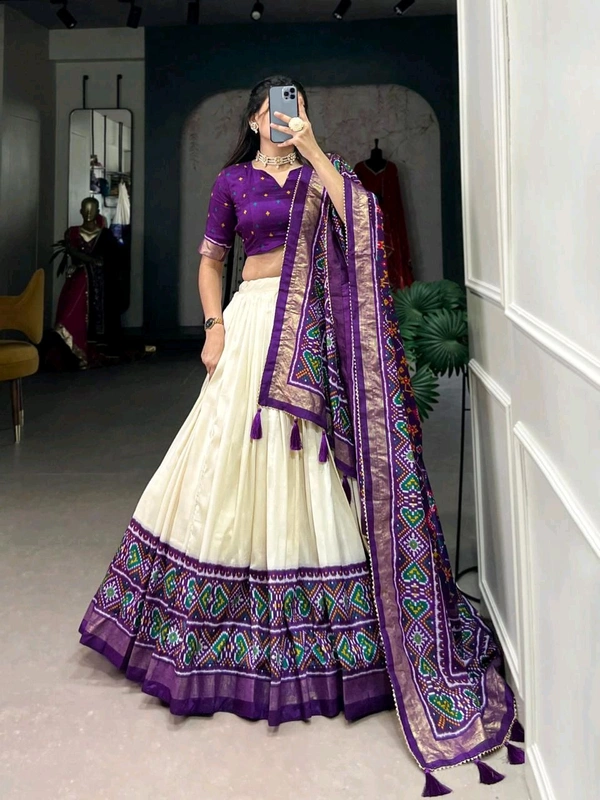 Antique Fashion 1 Wedding Grace in Patola Print - colour 1, Stitched Blouse