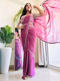 Antique Fashion 1 Shimmer and shine This wedding season flaunt with this Irresistible party wear saree  get ready to slay - S
