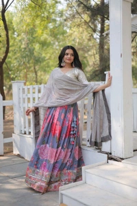 Antique Fashion 1 Beautiful Designer Lehenga - colour 2