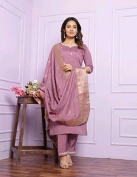 Antique Fashion 1 Kurti Pant Dupatta Set Collection  - colour 2, L