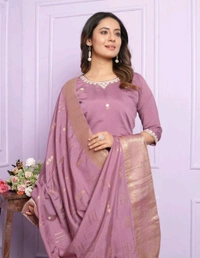 Antique Fashion 1 Kurti Pant Dupatta Set Collection  - colour 2, XL