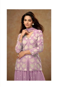 Antique Fashion 1 Kurti Plazo  - colour 1, L