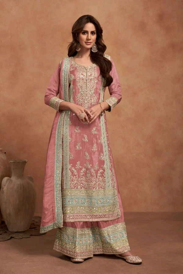 Antique Fashion 1 Kurti Plazo Set - colour 1, L