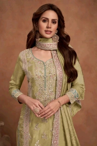 Antique Fashion 1 Kurti Plazo Set - colour 2, S