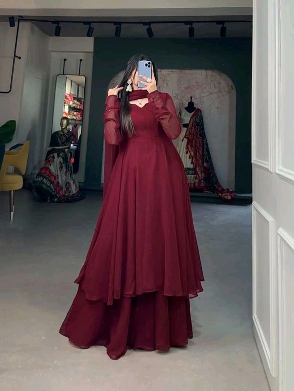 Antique Fashion 1 Kurti Plazo  Dupatta - colour 2, M