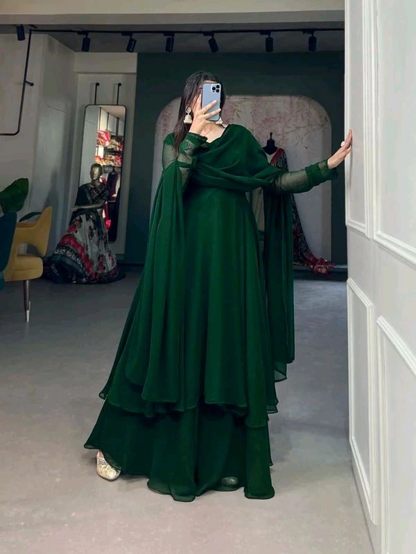 Antique Fashion 1 Kurti Plazo  Dupatta - colour 3, L