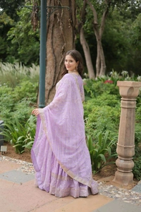 Antique Fashion 1 Introducing The Jequard Lehenga Crafted On Delicate Viscose Dayble Jequard Fabric  Adorned With Intricate Sequins Embroidered Work this ensemble is the Epitome of Elegance and Refinement. Elevate your style with a touch of sophistication  - colour 2