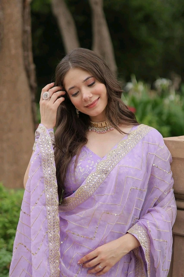 Antique Fashion 1 Introducing The Jequard Lehenga Crafted On Delicate Viscose Dayble Jequard Fabric  Adorned With Intricate Sequins Embroidered Work this ensemble is the Epitome of Elegance and Refinement. Elevate your style with a touch of sophistication  - colour 2
