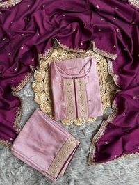 Antique Fashion 1 Designer Kurti Pant Dupatta Collection  - L