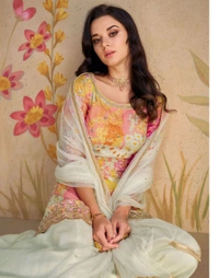 Antique Fashion 1 Kurti Plazo Set