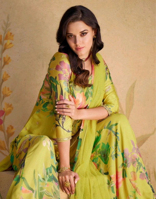 Antique Fashion 1 Kurti Plazo Set