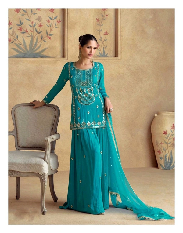 Antique Fashion 1 Top Plazo Set Collection  - colour 2