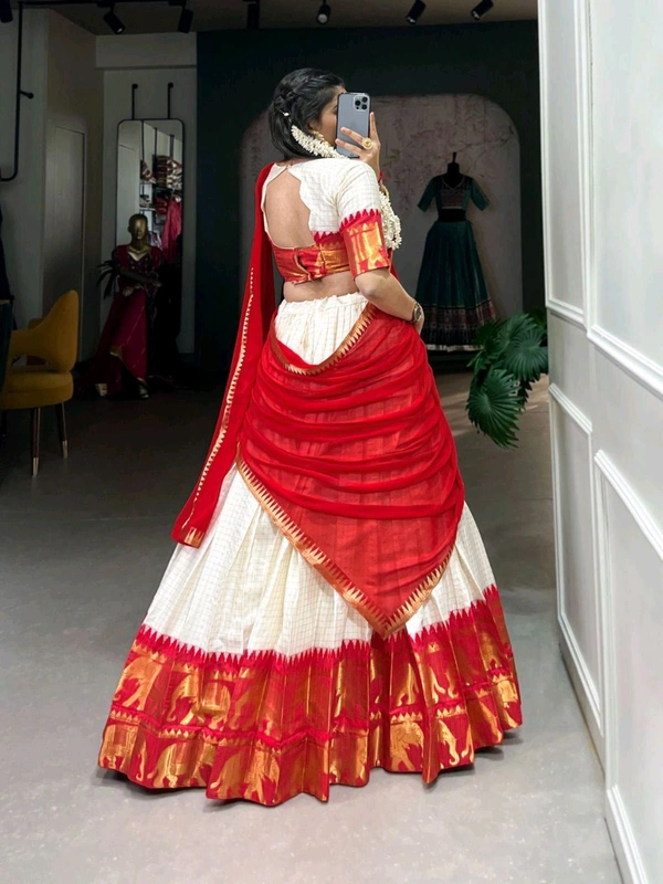 Antique Fashion 1 Soth Indian Lehegha  - colour 2, Unstitched Blouse