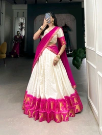 Antique Fashion 1 Soth Indian Lehegha  - colour 4, Unstitched Blouse